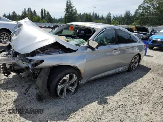 2018 Honda Accord EX-L z VIN 1HGCV1F57JA129857, wystawiony jako Copart lot #60070085 z przebiegiem Nie podano mil oraz Szkoda całkowita • Salvage title. Historia ofert i sprzedaży dostępna na DreamBid. Obrazek 1.