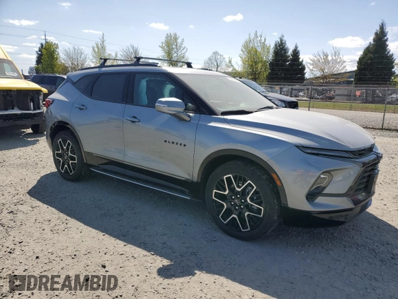 2023 Chevrolet Blazer RS с VIN 3GNKBKRS9PS235722, выставлен на аукционе Copart как лот 53545285 с пробегом 17 683 миль миль и Списание • Salvage title. История ставок и продаж доступна на DreamBid. Изображение 4.