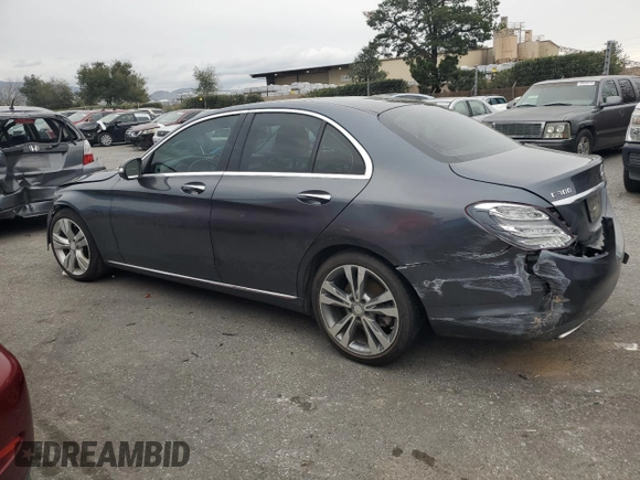 2015 Mercedes-Benz C 300 with VIN 55SWF4JB8FU045146, listed as a Copart auction lot 44591105 with 153,777 mi miles and Salvage Title. Bid and sale history available at carsss.com. Image 2.
