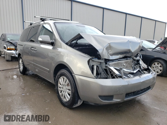 2012 Kia Sedona LX with VIN KNDMG4C78C6447514, listed as a Copart auction lot 46035374 with 180,367 mi miles and Clean Title. Bid and sale history available at carsss.com. Image 1.