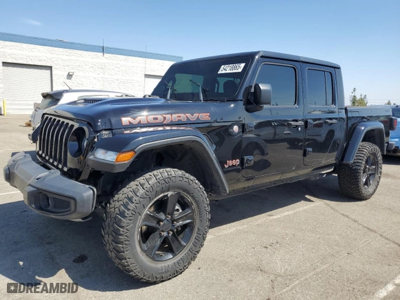 2022 Jeep Gladiator Mojave with VIN 1C6JJTEG4NL150571, listed as a Copart auction lot 54218865 with 26,747 mi miles and Salvage Title. Bid and sale history available at carsss.com. Image 1.