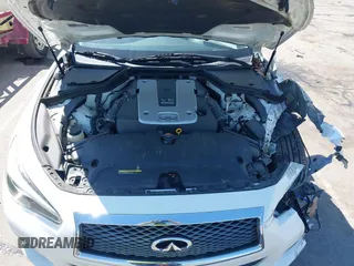 2014 Infiniti Q50 Premium with VIN JN1BV7APXEM691474, listed as a IAAI auction lot 41884939 with 135,559 mi miles. Bid and sale history available at carsss.com. Image 10.