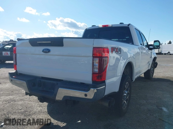 2021 Ford F-250 XL with VIN 1FT7W2BT3MED91539, listed as a IAAI auction lot 41868727 with 69,697 mi miles and . Bid and sale history available at DreamBid. Image 4.