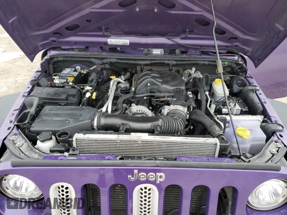 2018 Jeep Wrangler JK Unlimited Sport S with VIN 1C4BJWDG7JL907716, listed as a Copart auction lot 41833105 with 64,279 mi miles and Salvage Title. Bid and sale history available at carsss.com. Image 12.