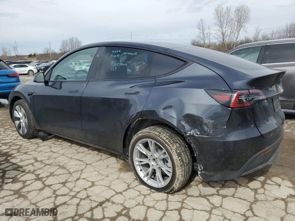 2024 Tesla Model Y Long Range with VIN 7SAYGDEE3RA244878, listed as a Copart auction lot 45097225 with 10,323 mi miles and Salvage Title. Bid and sale history available at carsss.com. Image 2.