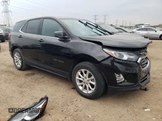 2018 Chevrolet Equinox LT with VIN 3GNAXJEV2JL100543, listed as a Copart auction lot 60306135 with 65,539 mi miles and Salvage title. Bid and sale history available at DreamBid. Image 4.