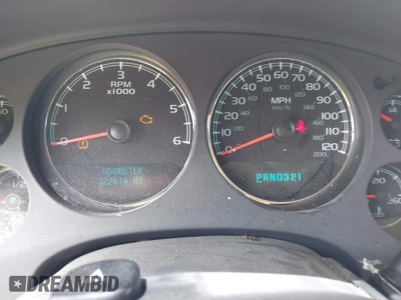 2008 Chevrolet Tahoe LS with VIN 1GNFC13C58R105676, listed as a IAAI auction lot 42603839 with 322,614 mi miles and . Bid and sale history available at DreamBid. Image 7.