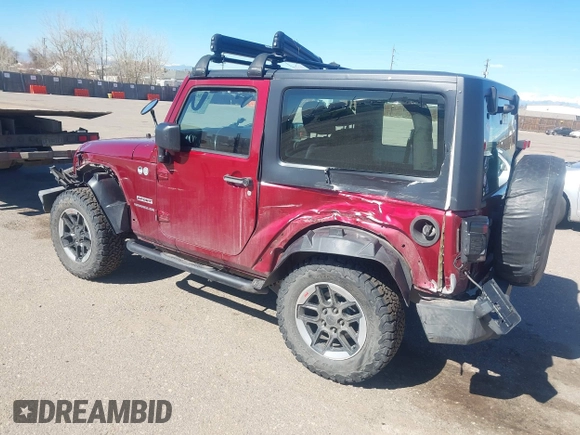 2013 Jeep Wrangler Sport with VIN 1C4AJWAG3DL608342, listed as a IAAI auction lot 41858662 with 118,504 mi miles and . Bid and sale history available at DreamBid. Image 3.