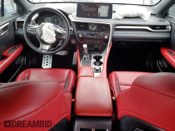 2020 Lexus RX 350 F Sport with VIN 2T2SZMDA5LC224069, listed as a Copart auction lot 56298745 with 47,988 mi miles and Non repairable. Bid and sale history available at DreamBid. Image 8.