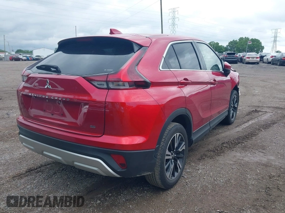 2024 Mitsubishi Eclipse Cross SE with VIN JA4ATWAAXRZ042099, listed as a IAAI auction lot 42311591 with 29,381 mi miles and . Bid and sale history available at DreamBid. Image 4.