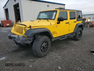 2015 Jeep Wrangler Unlimited Sport with VIN 1C4BJWDG0FL609578, listed as a Copart auction lot 81382974 with 75,395 mi miles and Salvage title. Bid and sale history available at DreamBid. Image 1.