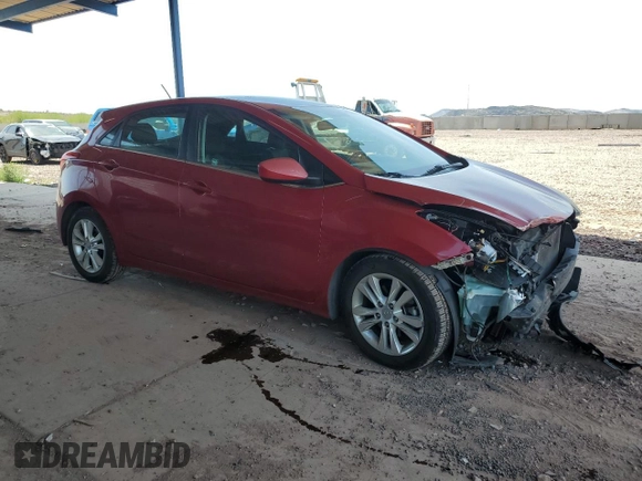 2014 Hyundai Elantra GT with VIN KMHD35LH1EU201747, listed as a Copart auction lot 52236025 with 65,268 mi miles and Salvage Title. Bid and sale history available at carsss.com. Image 4.