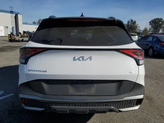 2023 Kia Sportage X-Pro with VIN 5XYK7CAF9PG081660, listed as a Copart auction lot 85388144 with 27,668 mi miles and Salvage Title. Bid and sale history available at carsss.com. Image 6.