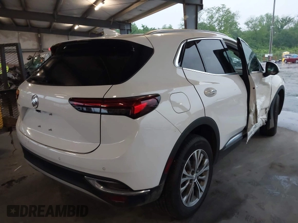 2023 Buick Envision Preferred with VIN LRBFZMR45PD203805, listed as a IAAI auction lot 42095790 with 11,117 mi miles and . Bid and sale history available at carsss.com. Image 4.