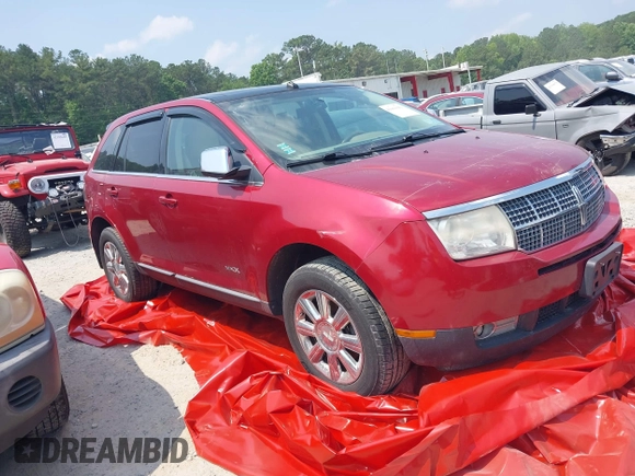 2007 Lincoln MKX with VIN 2LMDU88CX7BJ11750, listed as a IAAI auction lot 41961981 with 122,701 mi miles and . Bid and sale history available at DreamBid. Image 1.