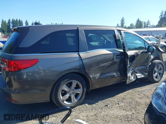 2018 Honda Odyssey EX with VIN 5FNRL6H5XJB100482, listed as a IAAI auction lot 42616266 with 82,953 mi miles and . Bid and sale history available at DreamBid. Image 14.