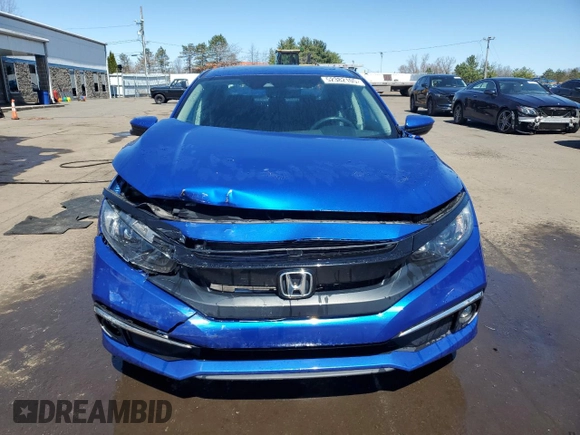 2020 Honda Civic Sedan EX-L with VIN 19XFC1F79LE018049, listed as a Copart auction lot 52382105 with 59,517 mi miles and Salvage Title. Bid and sale history available at carsss.com. Image 5.