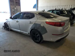 2014 Kia Optima LX with VIN KNAGM4A77E5471110, listed as a Copart auction lot 53179855 with 195,885 mi miles and Salvage Title. Bid and sale history available at carsss.com. Image 2.
