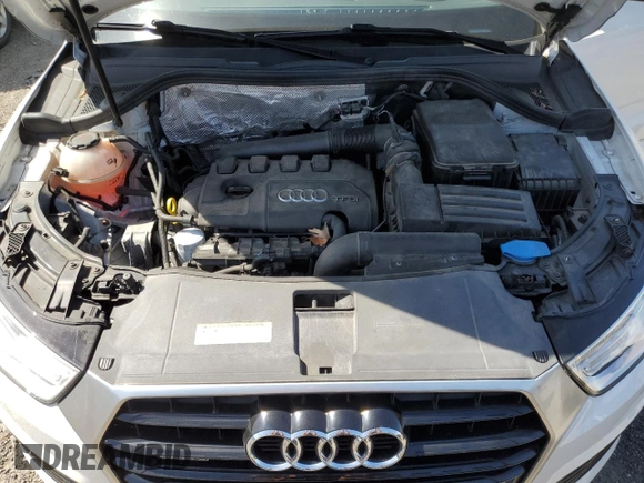 2018 Audi Q3 Premium with VIN WA1ECCFS7JR019255, listed as a Copart auction lot 54581155 with 76,923 mi miles and Salvage title. Bid and sale history available at DreamBid. Image 12.