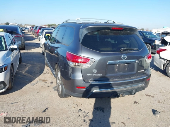 2014 Nissan Pathfinder SL with VIN 5N1AR2MN2EC613573, listed as a IAAI auction lot 41559855 with 195,471 mi miles and . Bid and sale history available at DreamBid. Image 3.