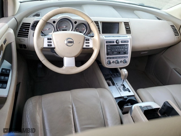 2007 Nissan Murano S with VIN JN8AZ08W77W600707, listed as a Copart auction lot 78581194 with 0 mi miles and Clean Title. Bid and sale history available at carsss.com. Image 8.