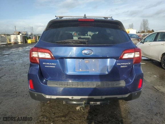 2017 Subaru Outback Touring with VIN 4S4BSETC4H3360321, listed as a Copart auction lot 85980304 with 61,796 mi miles and Salvage Title. Bid and sale history available at carsss.com. Image 6.