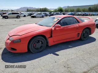 1998 Mitsubishi 3000GT z VIN JA3AM44H5WY002366, wystawiony jako Copart lot #55649735 z przebiegiem 147 504 mil mil oraz Szkoda całkowita • Salvage title. Historia ofert i sprzedaży dostępna na DreamBid. Obrazek 1.