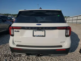 2025 Ford Explorer Active with VIN 1FMUK8DH8SGA33490, listed as a Copart auction lot 70244324 with 79 mi miles and Salvage Title. Bid and sale history available at carsss.com. Image 6.