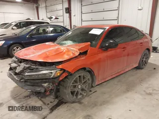 2022 Honda Civic Si with VIN 2HGFE1E51NH471035, listed as a IAAI auction lot 41530936 with 47,516 mi miles and . Bid and sale history available at DreamBid. Image 2.