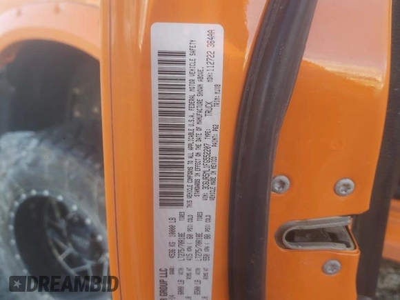 2015 Ram 2500 Big Horn with VIN 3C6UR5ML1FG552207, listed as a Copart auction lot 81381134 with 90,231 mi miles and Salvage title. Bid and sale history available at DreamBid. Image 14.