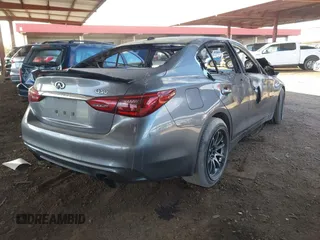 2019 Infiniti Q50 Luxe with VIN JN1EV7AP7KM516561, listed as a IAAI auction lot 41722072 with Not provided miles and . Bid and sale history available at DreamBid. Image 4.