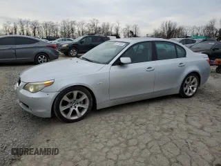 2004 BMW 5 Series 545iA with VIN WBANB33544B109271, listed as a Copart auction lot 85875354 with 111,682 mi miles and Clean Title. Bid and sale history available at carsss.com. Image 1.