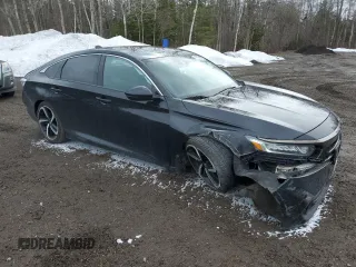2019 Honda Accord Sport with VIN 1HGCV1F37KA804249, listed as a Copart auction lot 47674595 with 110,453 mi miles and Clean Title. Bid and sale history available at DreamBid. Image 4.