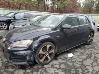 2017 Volkswagen Golf GTI Autobahn with VIN 3VW547AU6HM015631, listed as a Copart auction lot 69830484 with 0 mi miles and Salvage Title. Bid and sale history available at carsss.com. Image 1.