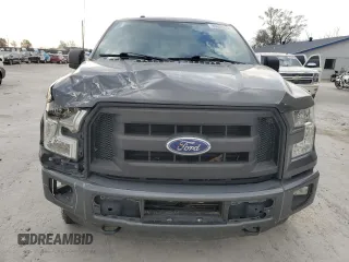 2017 Ford F-150 XL with VIN 1FTEW1EP4HFB03334, listed as a Copart auction lot 80623344 with 123,193 mi miles and Salvage Title. Bid and sale history available at carsss.com. Image 5.