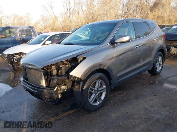 2018 Hyundai Santa Fe Sport 2.4L with VIN 5NMZT3LB6JH067040, listed as a IAAI auction lot 41760708 with 101,302 mi miles. Bid and sale history available at carsss.com. Image 19.
