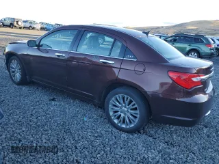 2012 Chrysler 200 Limited with VIN 1C3CCBCG9CN197660, listed as a Copart auction lot 87451804 with 127,210 mi miles and Salvage Title. Bid and sale history available at carsss.com. Image 2.