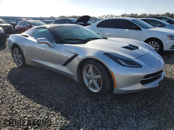 2015 Chevrolet Corvette 1LT with VIN 1G1YB2D79F5114583, listed as a Copart auction lot 73865754 with 0 mi miles and Salvage Title. Bid and sale history available at carsss.com. Image 4.