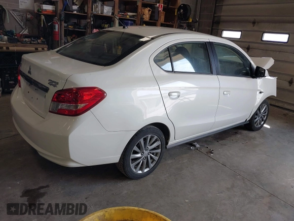 2019 Mitsubishi Mirage ES z VIN ML32F3FJ1KHF12997, wystawiony jako IAAI lot #42060181 z przebiegiem 89 393 mil mil oraz . Historia ofert i sprzedaży dostępna na DreamBid. Obrazek 4.