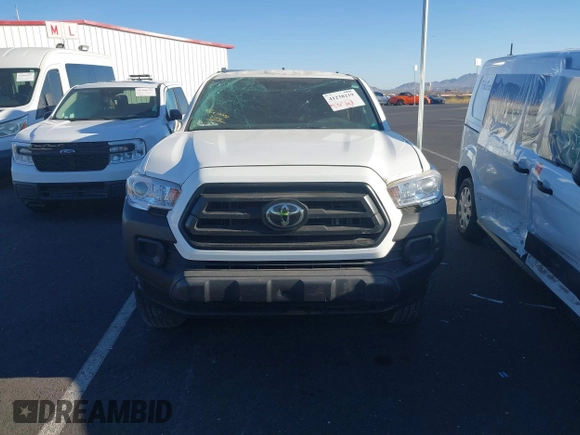 2022 Toyota Tacoma SR with VIN 3TYRX5GN6NT057748, listed as a IAAI auction lot 41238219 with 26,022 mi miles and . Bid and sale history available at DreamBid. Image 12.