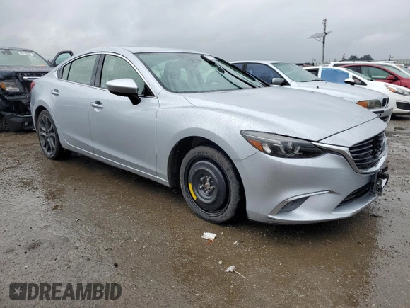 2016 Mazda Mazda6 i Grand Touring with VIN JM1GJ1W53G1487851, listed as a Copart auction lot 47896135 with 70,165 mi miles and Salvage Title. Bid and sale history available at carsss.com. Image 4.