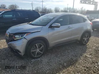 2022 Honda HR-V EX-L with VIN 3CZRU6H71NM741224, listed as a Copart auction lot 49439515 with 27,961 mi miles and Salvage Title. Bid and sale history available at carsss.com. Image 1.