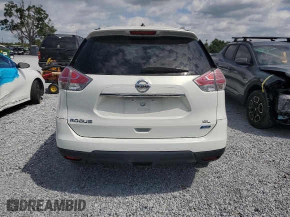 2014 Nissan Rogue SV with VIN 5N1AT2MT8EC754762, listed as a Copart auction lot 53386245 with 102,905 mi miles and Clean Title. Bid and sale history available at carsss.com. Image 6.