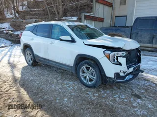 2023 GMC Terrain SLE with VIN 3GKALMEGXPL171557, listed as a IAAI auction lot 41545321 with 55,773 mi miles. Bid and sale history available at carsss.com. Image 1.