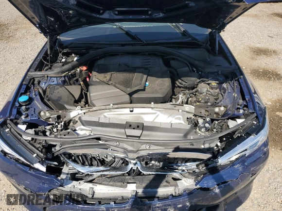 2021 BMW 3 Series 330i with VIN 3MW5R1J07M8B63494, listed as a Copart auction lot 50042565 with 0 mi miles and Salvage Title. Bid and sale history available at carsss.com. Image 11.