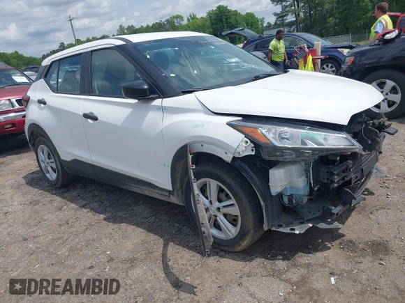2022 Nissan Kicks S with VIN 3N1CP5BV1NL509901, listed as a IAAI auction lot 42122505 with 38,447 mi miles and . Bid and sale history available at carsss.com. Image 1.