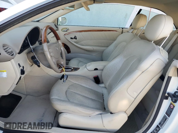 2005 Mercedes-Benz CLK 320 with VIN WDBTK65JX5F144573, listed as a Copart auction lot 82490314 with 164,811 mi miles and Clean Title. Bid and sale history available at DreamBid. Image 7.