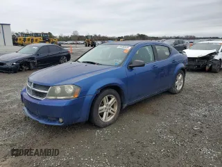2009 Dodge Avenger SXT with VIN 1B3LC56B09N519917, listed as a Copart auction lot 85492024 with 186,290 mi miles and Salvage Title. Bid and sale history available at carsss.com. Image 1.