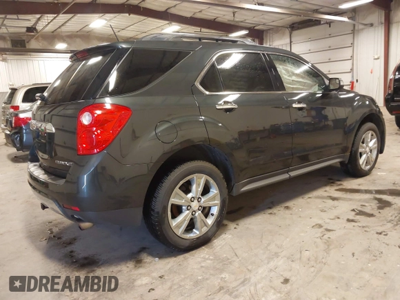 2014 Chevrolet Equinox LTZ with VIN 2GNFLHE35E6173649, listed as a IAAI auction lot 41748672 with 127,680 mi miles. Bid and sale history available at carsss.com. Image 4.