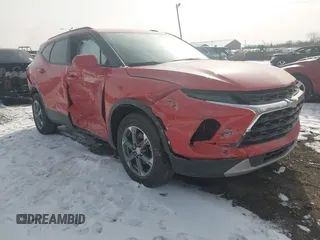 2023 Chevrolet Blazer LT z VIN 3GNKBCR46PS221042, wystawiony jako IAAI lot #41549464 z przebiegiem 14 439 mil mil oraz . Historia ofert i sprzedaży dostępna na DreamBid. Obrazek 1.